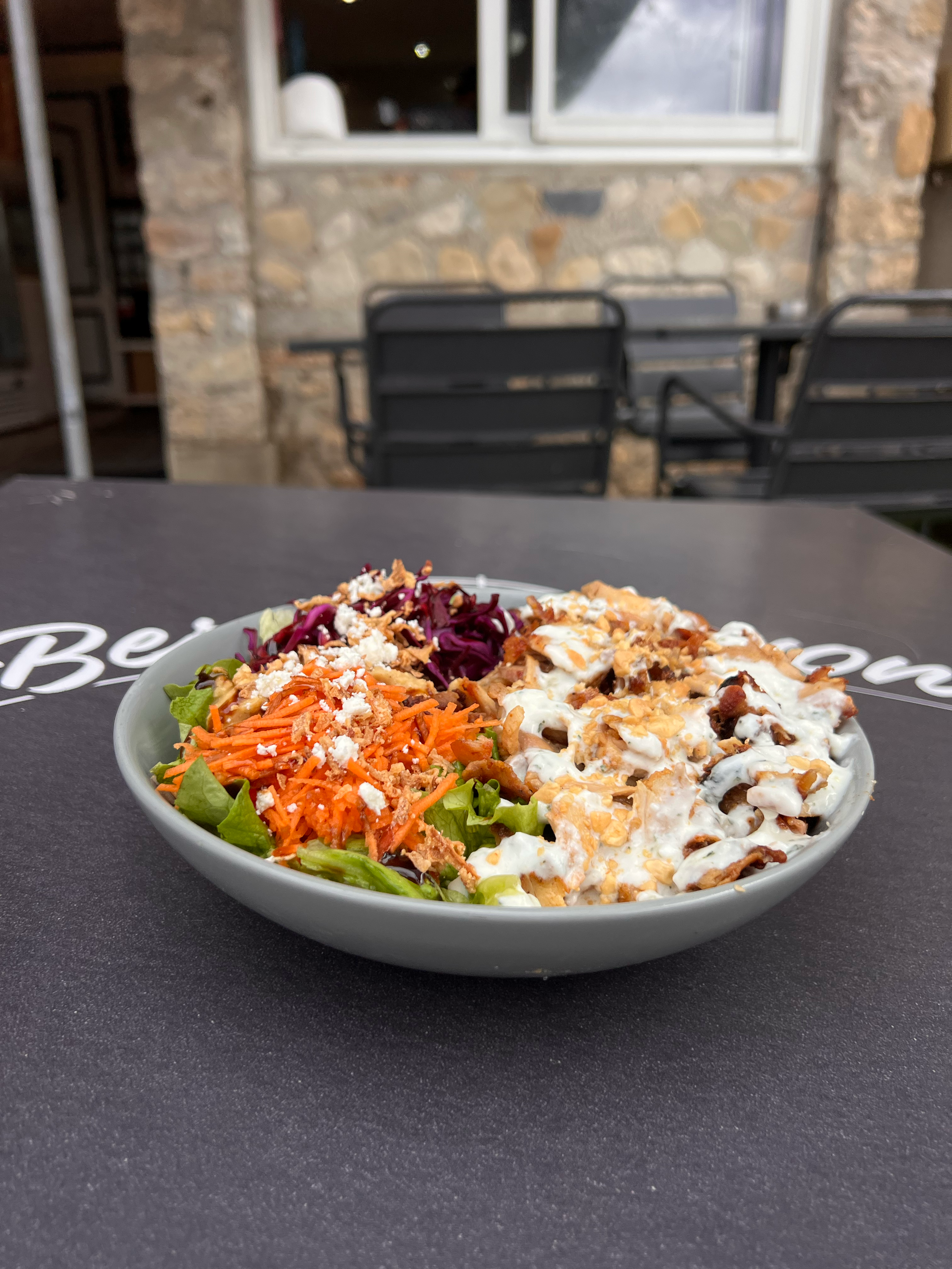 Assiette kebab salade